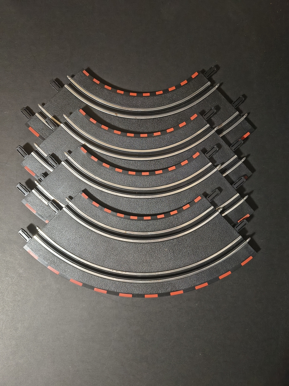 Carrera Go 1:43 Slot Car Curve Track G Section - Replacement Lot of 4